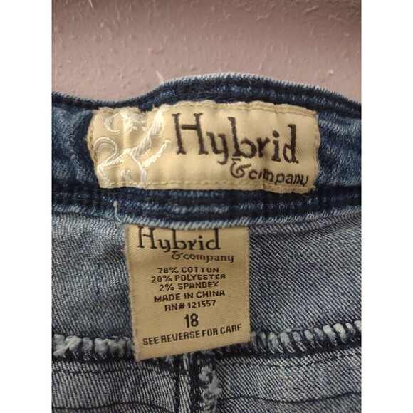 Hybrid & Company Women’s Stretchy Slim Fit Denim Capri Jeans Size 18 Med. Blue - Picture 5 of 9